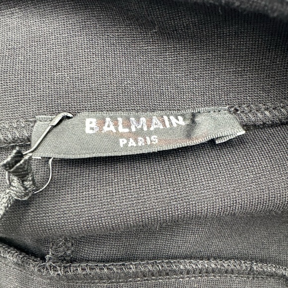 BALMAIN Side Button Jersey Leggings - Picture 10 of 10